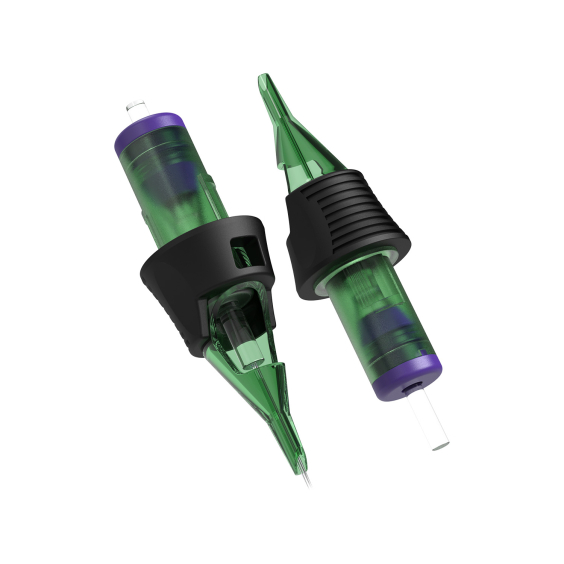 Box of 50 Ghost HEX Needle Cartridges Bugpin Liner - Long Taper