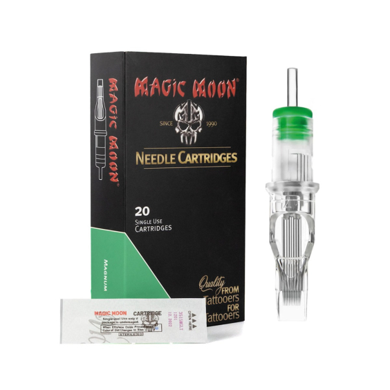 Box of 20 Magic Moon Cartridges 0.30MM Magnum Long Taper