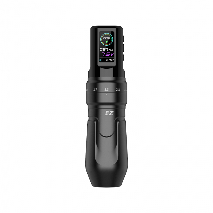 EZ P3 Pro Wireless Tattoo Pen with Additional Battery - Black