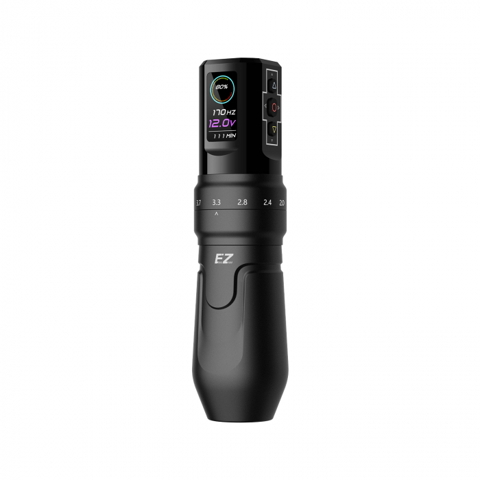 EZ P3 Pro Wireless Tattoo Pen with Additional Battery - Black