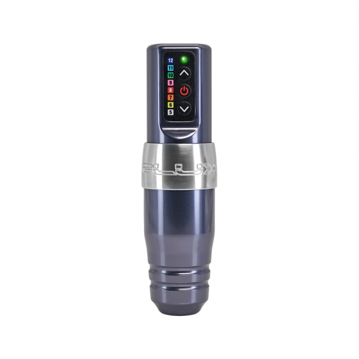 Microbeau Spektra Flux S PMU Permanent Makeup Machine with Additional Powerbolt - Gunmetal