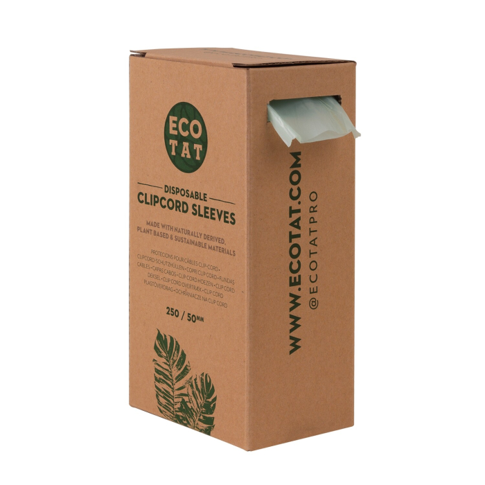 Box of 250 ECOTAT Tattoo Clip Cord Sleeve Covers - 50mm