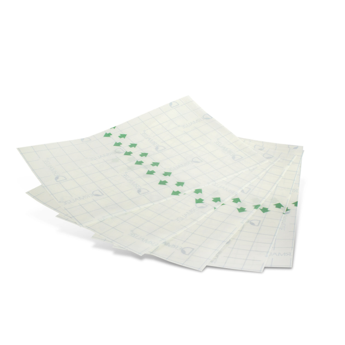 Pack of 5 Pre-Cut Sheets of Dermalize Pro - Protective Tattoo Film - 15 x 10cm