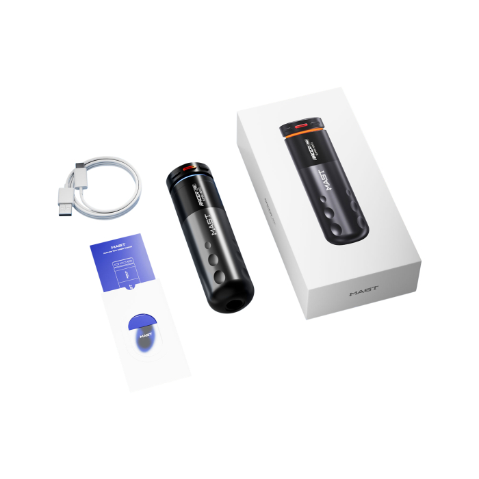 Dragonhawk Mast Racer Pro Wireless Tattoo Pen - Black - 4.2mm Stroke