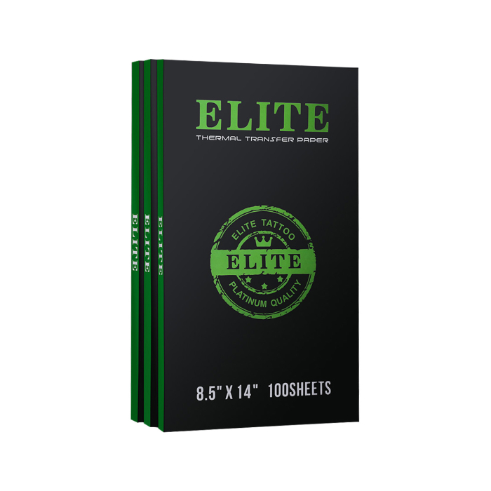 Elite Pocket S6 USB Thermal Printer & Box of 100 Elite Thermal Transfer Paper (8.5