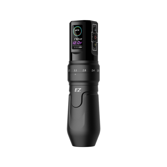 EZ P3 Pro Wireless Tattoo Pen with Additional Battery - Black