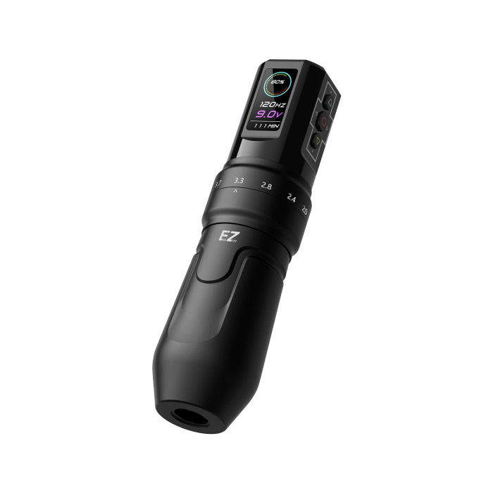 EZ P3 Pro Wireless Tattoo Pen with Additional Battery - Black