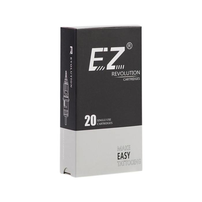 Box of 20 EZ Revolution Cartridges Medium Taper - Round Liner Bugpin