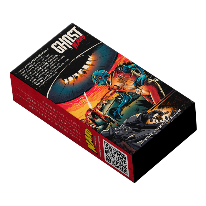 Box of 20 Ghost Nano Needle Cartridges - Tight Liners Long Taper