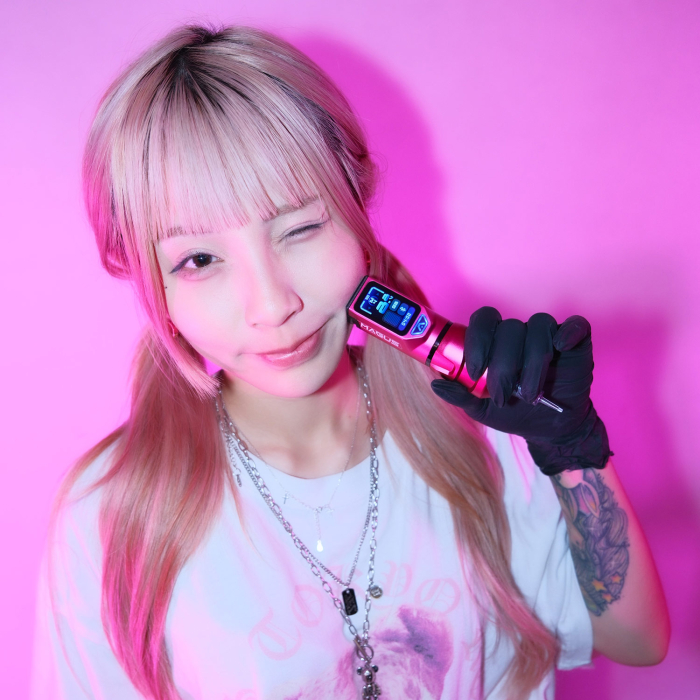 Magus Wireless Tattoo Machine - Pink