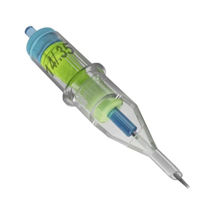 Box of 50 Peak Stellar Cartridges - Round Shader Extra Long Taper