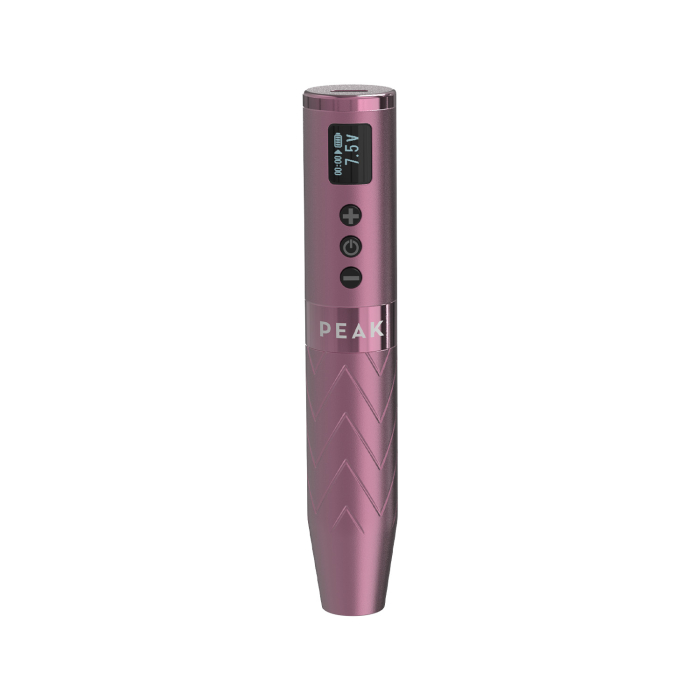 Peak Astra - Wireless Pen PMU Machine with Adjustable Stroke - Pink