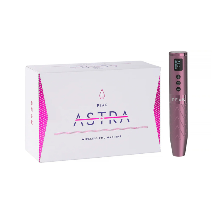 Peak Astra - Wireless Pen PMU Machine with Adjustable Stroke - Pink