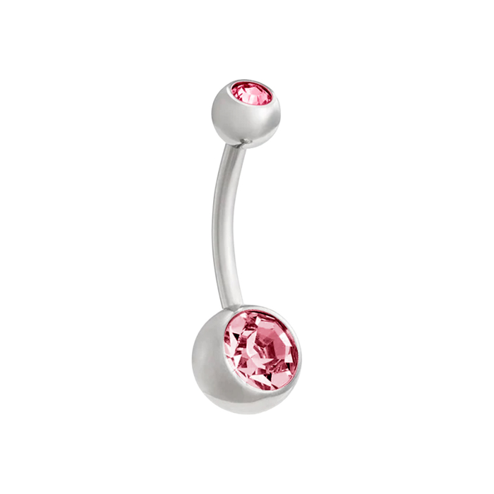 Tilum Jewelled Titanium Belly Button Ring
