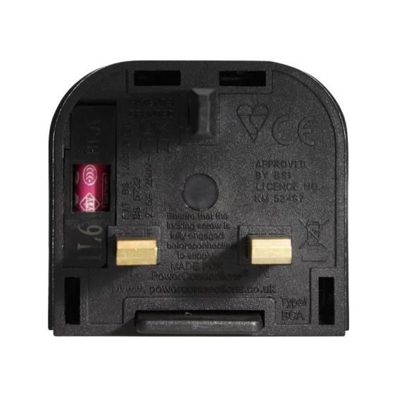 BCA - EU (2-Pin) to UK 3A Converter Plug