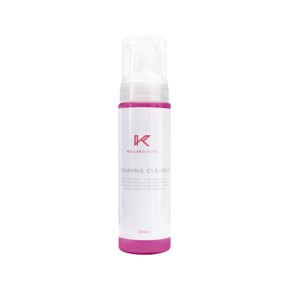 Killer Beauty Anti-Bacterial Pink Foaming Cleanse bottle 200ml