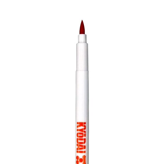 Pack of 5 Kyodai Soft Tip Brush Pen - Kyodai Vermillion