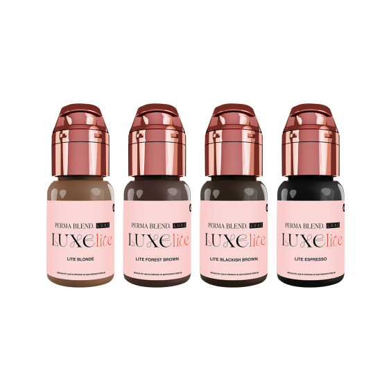 Perma Blend Luxe Lite PMU Ink - Set of 4x 15ml