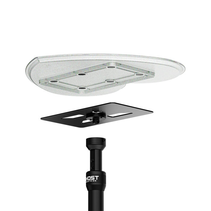 Ghost Heart Glitter Tray Top - Lite Tray Base Full System