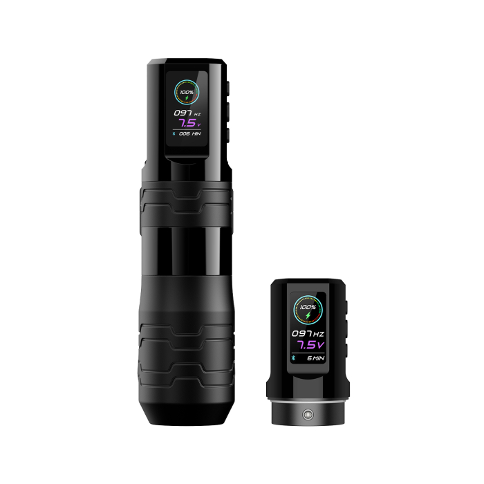 EZ P3 Pro Turbo Wireless Tattoo Pen with Additional Battery - Black