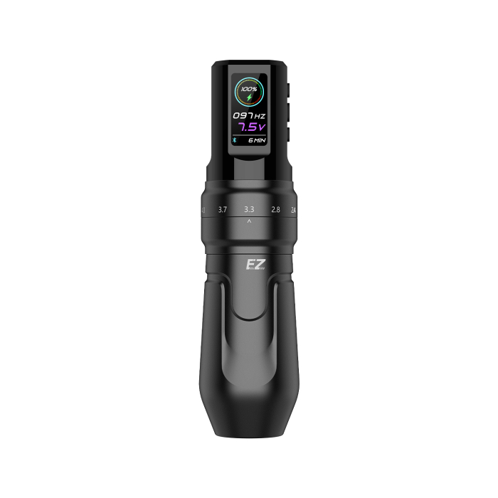 EZ P3 Pro Wireless Tattoo Pen with Additional Battery - Black