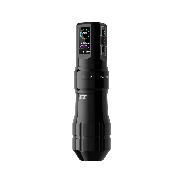 EZ P3 Pro Wireless Tattoo Pen with Additional Battery - Black