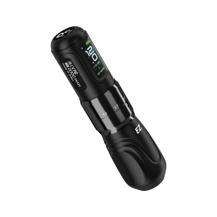 EZ P6 Wireless Tattoo Pen - Black