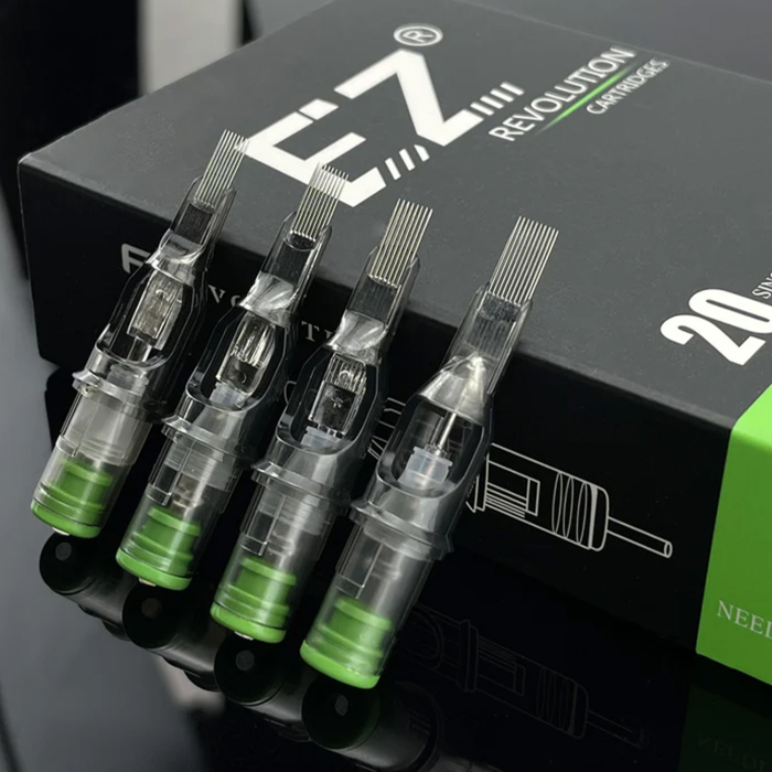Box of 20 EZ Revolution Cartridges Long Taper - Magnum Bugpin