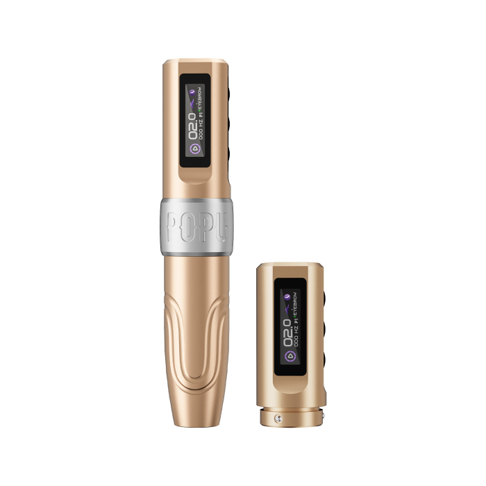 POPU Mini Diva Wireless PMU Machine with Additonal Battery - Champagne