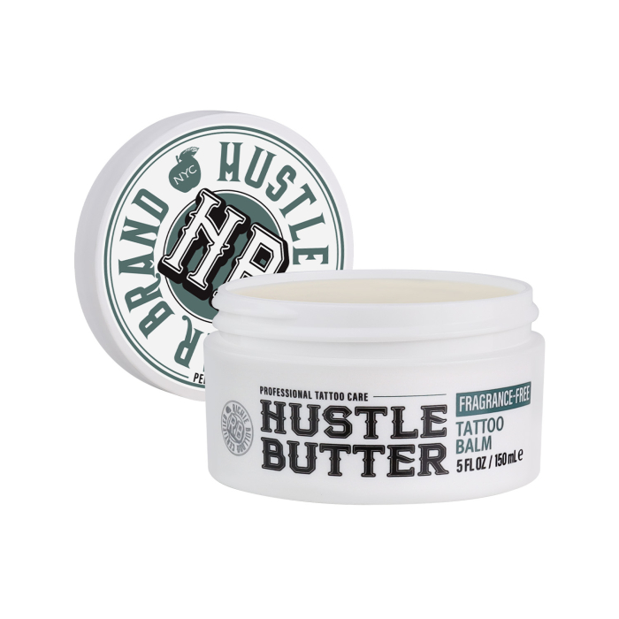 Hustle Butter Deluxe® Tub Organic Fragrance Free Tattoo Care 150ml (5oz)