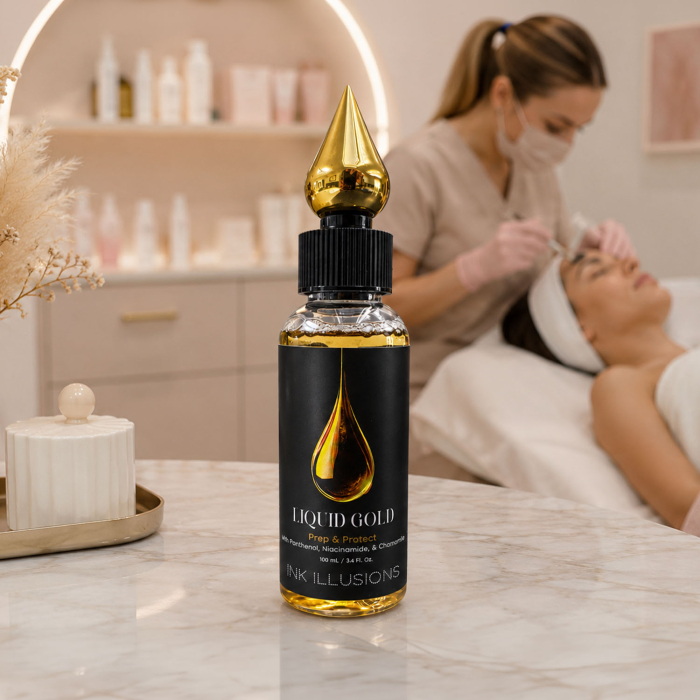 Heal & Conceal by Ink Illusions - Liquid Gold Prep and Protect - 100ml 
