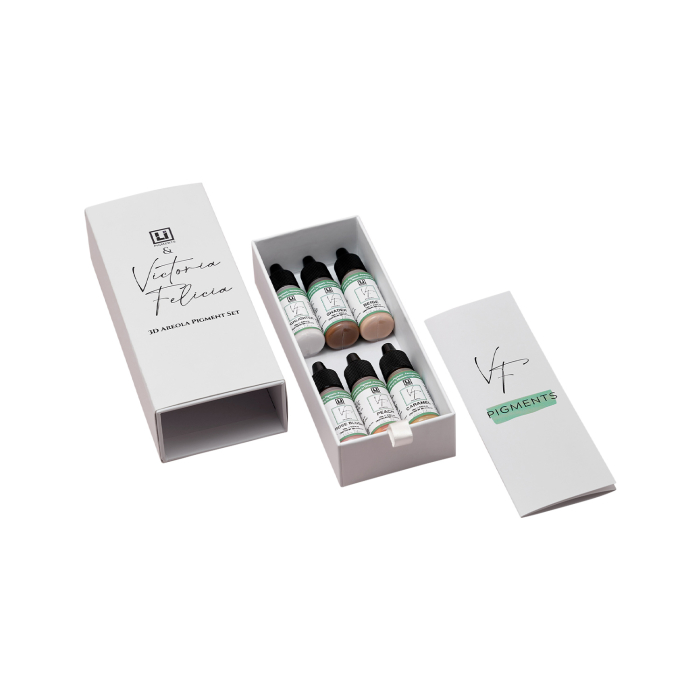 Li Pigments Victoria Felicia 3D Areola Pigment Set - 6x 10ml