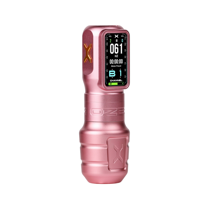 Ozer X Channel Wireless Tattoo Machine - Pink