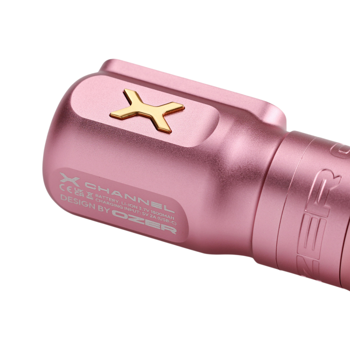 Ozer X Channel Wireless Tattoo Machine - Pink