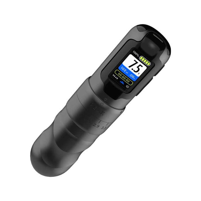 Peak Solice Pro V3 Pen Tattoo Machine - Charcoal