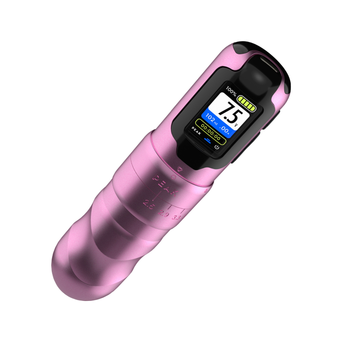 Peak Solice Pro V3 Pen Tattoo Machine - Pink