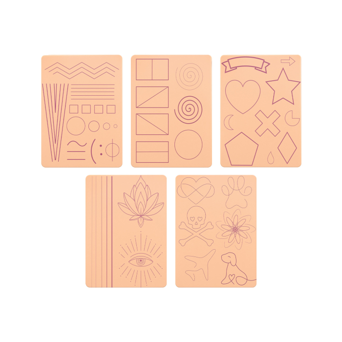 Set of 5 Stencil Skins® Pre-printed Designs - Original
