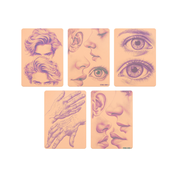 Set of 5 Stencil Skins® Pre-printed Designs - Original