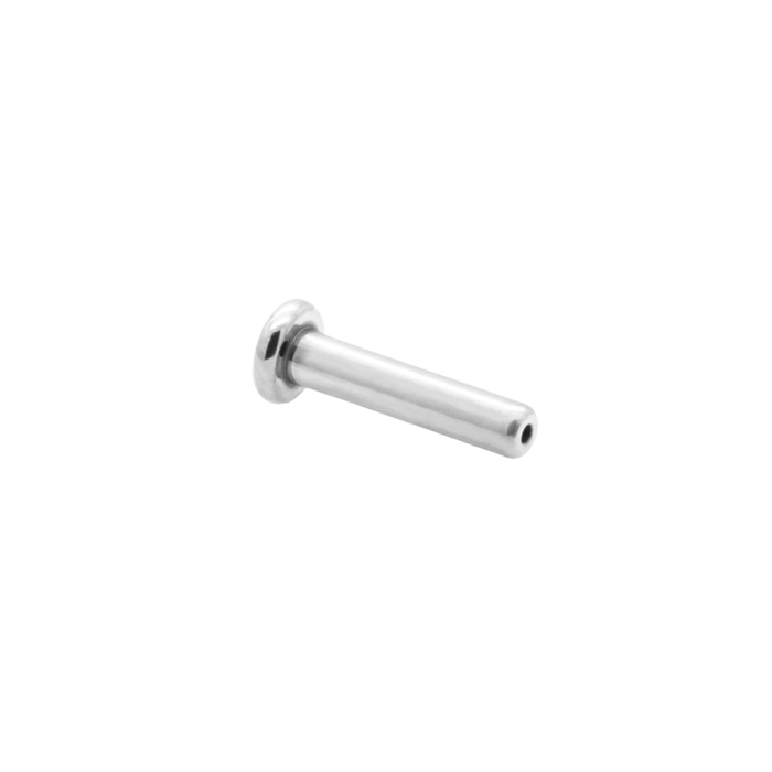 Tilum Titanium Threadless Flat Disc Labret Post