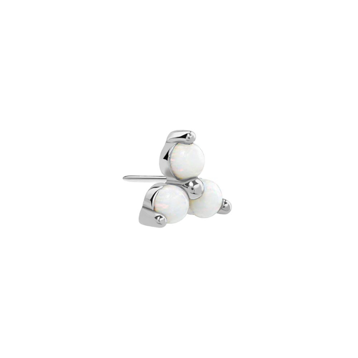Tilum Trinity Opal Threadless Top 14kt Gold
