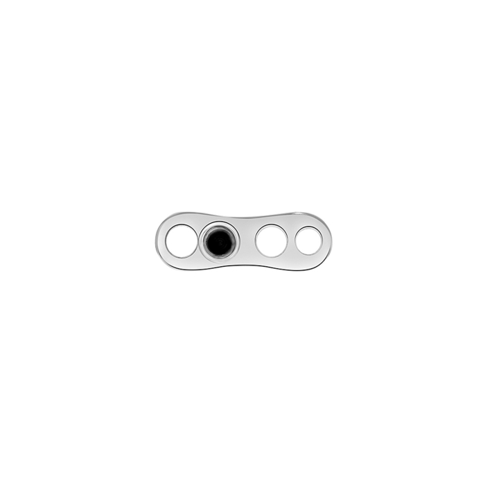 Tilum 14G Titanium Dermal Anchor - 2mm Rise - 3-Hole Base - 14G